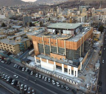 عکس پروژه بیمارستان هاجر شهرکرد